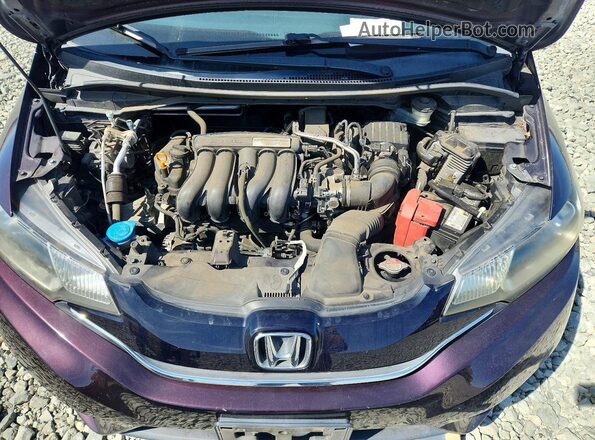 JHMGK5H79GS005850 2016 HONDA FIT Фиолетовый Вид задней части салона