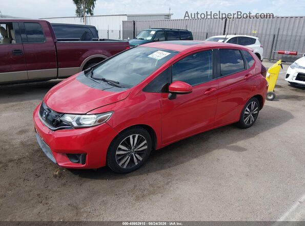 JHMGK5H7XGS014623 2016 HONDA FIT Красный Передняя левая четверть