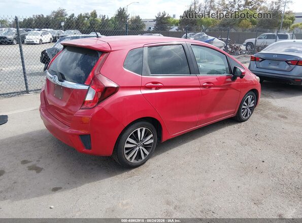 JHMGK5H7XGS014623 2016 HONDA FIT Красный Задняя правая четверть