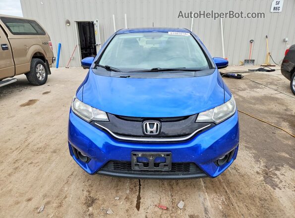 JHMGK5H85HS011932 2017 HONDA FIT Blue Դիմացի տեսք