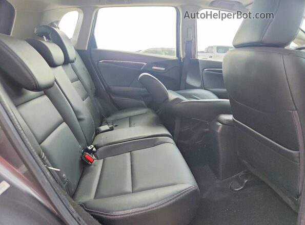 JHMGK5H89HS008306 2017 HONDA FIT Gray Widok tylnych siedzeń