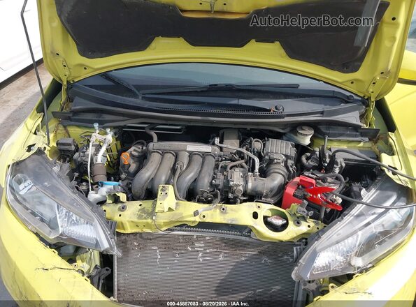 JHMGK5H99HS013885 2017 HONDA FIT Желтый Вид сзади