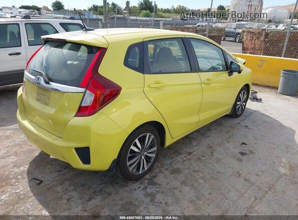 JHMGK5H99HS013885 2017 HONDA FIT Желтый Задняя правая четверть