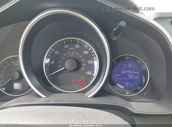 JHMGK5H99HS013885 2017 HONDA FIT Желтый Вид задних сидений