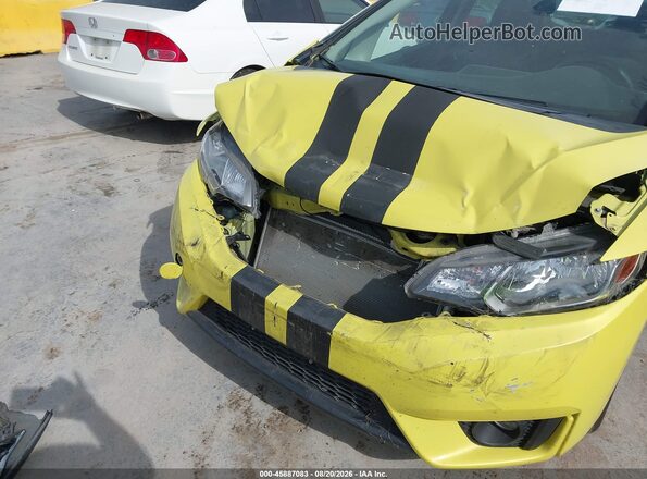 JHMGK5H99HS013885 2017 HONDA FIT Желтый Вид спереди