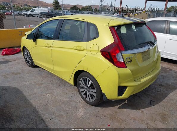JHMGK5H99HS013885 2017 HONDA FIT Желтый Задняя левая четверть