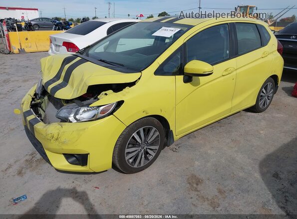 JHMGK5H99HS013885 2017 HONDA FIT Желтый Передняя левая четверть