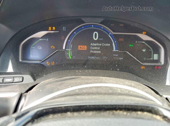 JHMZC5F10KC004707 2019 HONDA CLARITY Black Instrument cluster view