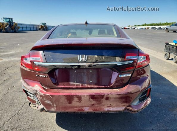 JHMZC5F12JC021930 2018 HONDA CLARITY Maroon Вид ззаду