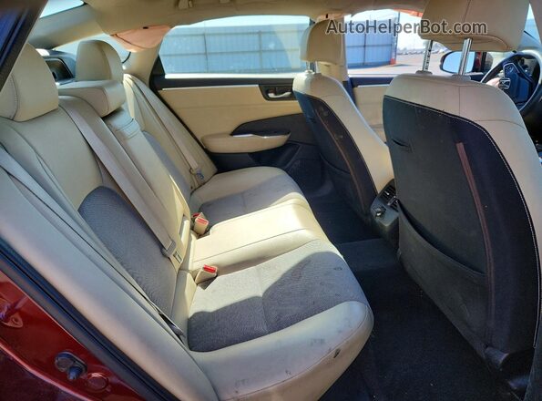 JHMZC5F12JC021930 2018 HONDA CLARITY Maroon Вид задніх сидінь