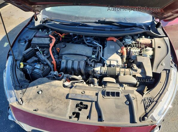 JHMZC5F12JC021930 2018 HONDA CLARITY Maroon Вид задньої частини салону