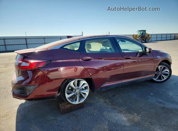 JHMZC5F12JC021930 2018 HONDA CLARITY Maroon Задня права чверть