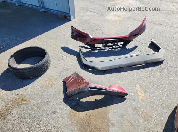JHMZC5F12JC021930 2018 HONDA CLARITY Maroon Вид підкапотного простору