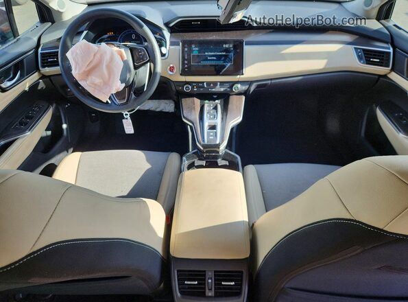 JHMZC5F12KC005826 2019 HONDA CLARITY Burgundy Dashboard view