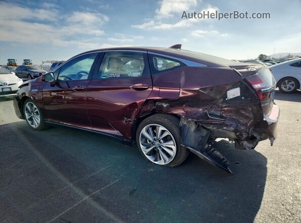 JHMZC5F12KC005826 2019 HONDA CLARITY Burgundy Rear left
