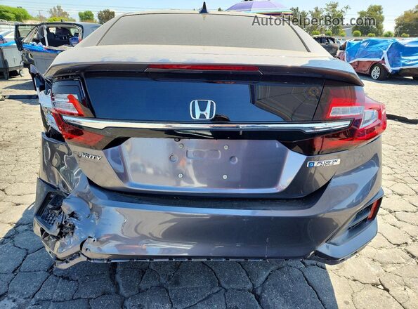 JHMZC5F13KC003907 2019 HONDA CLARITY Gray Вид ззаду