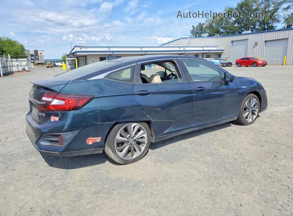 JHMZC5F14JC015496 2018 HONDA CLARITY Blue Задня права чверть