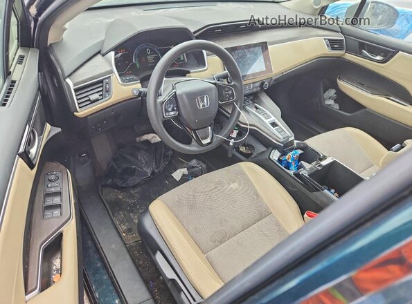 JHMZC5F14JC015496 2018 HONDA CLARITY Blue Вид панелі приладів