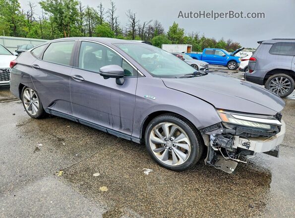 JHMZC5F14JC023730 2018 HONDA CLARITY Gray წინა მარჯვენა