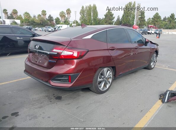JHMZC5F16JC006685 2018 HONDA CLARITY Burgundy Tył prawy