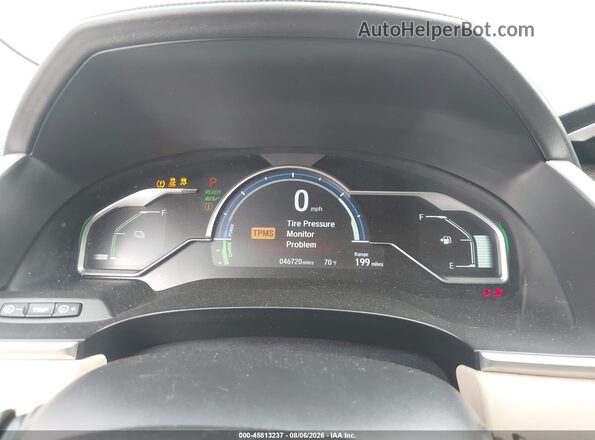 JHMZC5F16JC006685 2018 HONDA CLARITY Burgundy Widok tylnych siedzeń