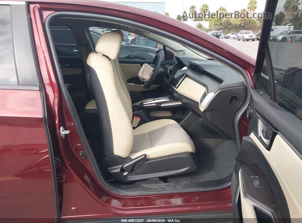 JHMZC5F16JC006685 2018 HONDA CLARITY Burgundy Widok wnętrza z przodu
