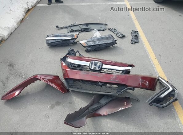 JHMZC5F16JC006685 2018 HONDA CLARITY Burgundy Widok zestawu wskaźników