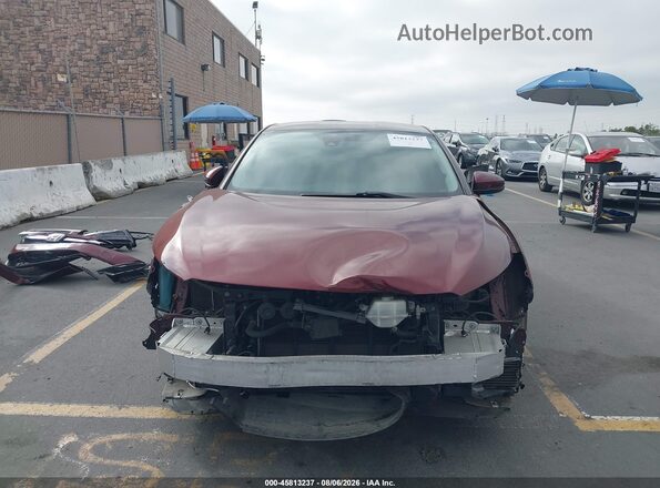 JHMZC5F16JC006685 2018 HONDA CLARITY Burgundy Widok wnętrza z tyłu