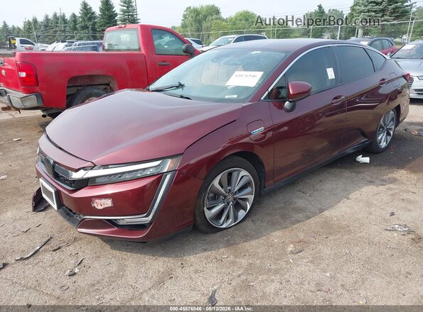 JHMZC5F16JC013961 2018 HONDA CLARITY Burgundy Передня ліва чверть