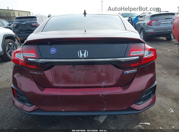 JHMZC5F16JC013961 2018 HONDA CLARITY Burgundy 