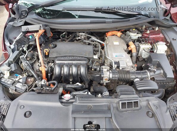 JHMZC5F16JC013961 2018 HONDA CLARITY Burgundy Вид ззаду