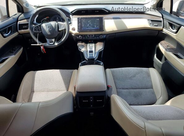 JHMZC5F16KC001357 2019 HONDA CLARITY White Առջևի վահանակի տեսք