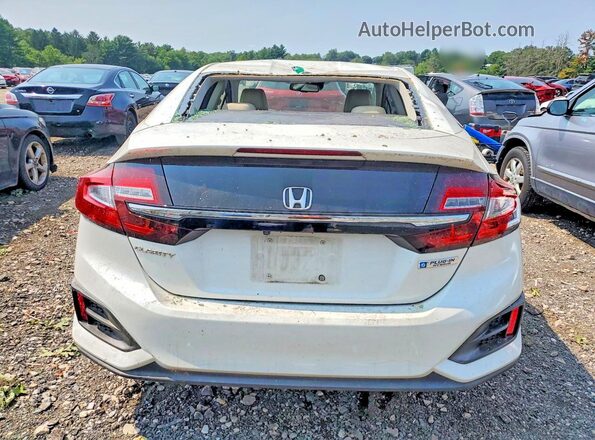 JHMZC5F17JC010535 2018 HONDA CLARITY White Widok z tyłu