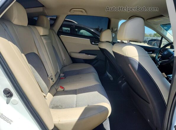 JHMZC5F17KC001920 2019 HONDA CLARITY White უკანა სავარძლების ხედი