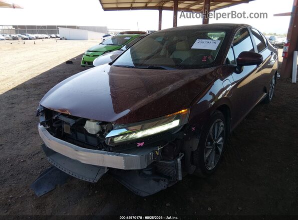 JHMZC5F19JC004638 2018 HONDA CLARITY Burgundy Przód lewy