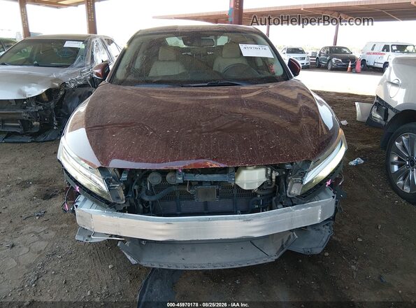 JHMZC5F19JC004638 2018 HONDA CLARITY Burgundy Widok z przodu