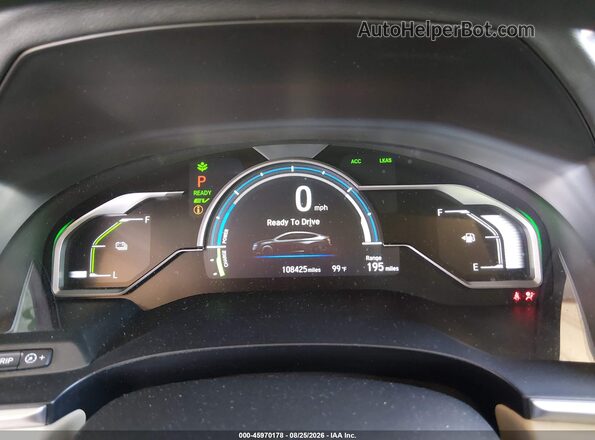 JHMZC5F19JC004638 2018 HONDA CLARITY Burgundy Widok tylnych siedzeń