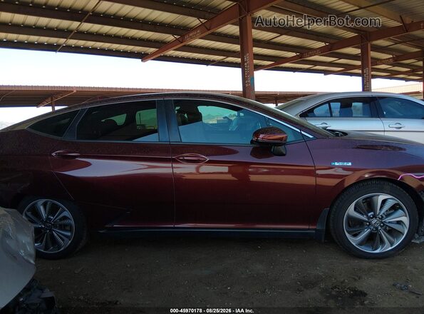 JHMZC5F19JC004638 2018 HONDA CLARITY Burgundy Widok wnętrza 360 stopni
