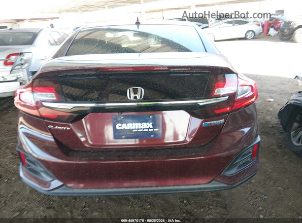 JHMZC5F19JC004638 2018 HONDA CLARITY Burgundy 