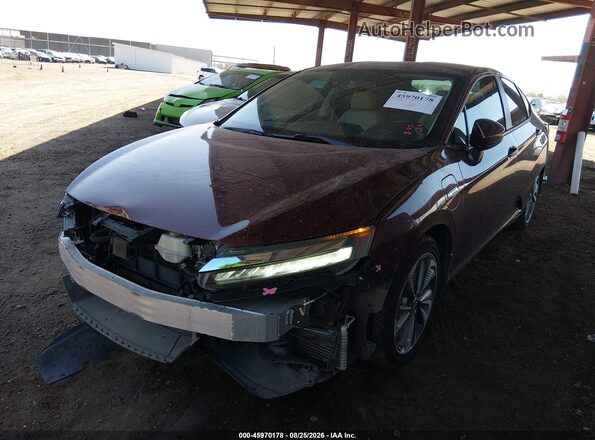 JHMZC5F19JC004638 2018 HONDA CLARITY Burgundy 