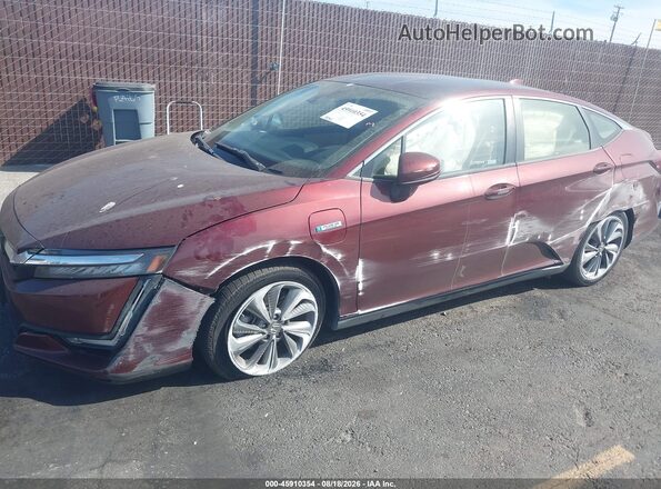 JHMZC5F19JC004641 2018 HONDA CLARITY Maroon Widok z przodu