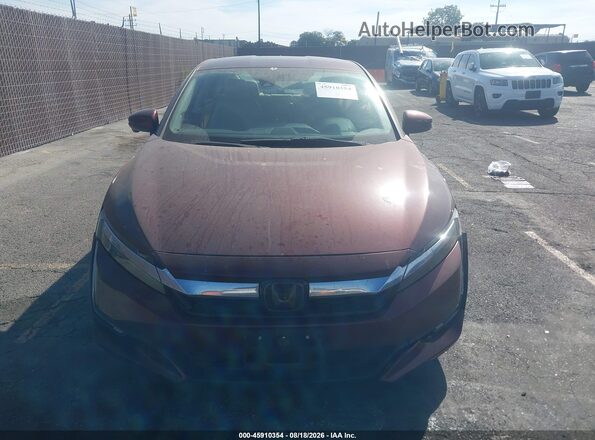 JHMZC5F19JC004641 2018 HONDA CLARITY Maroon Widok zestawu wskaźników