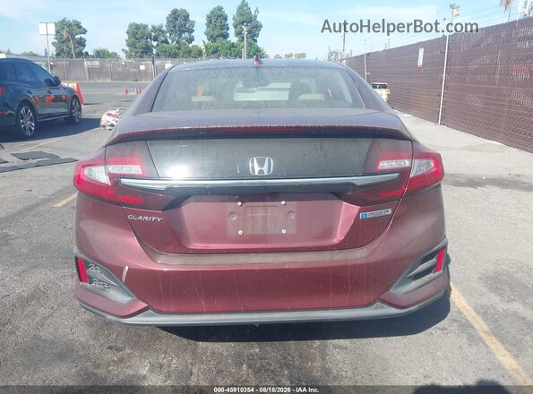 JHMZC5F19JC004641 2018 HONDA CLARITY Maroon 