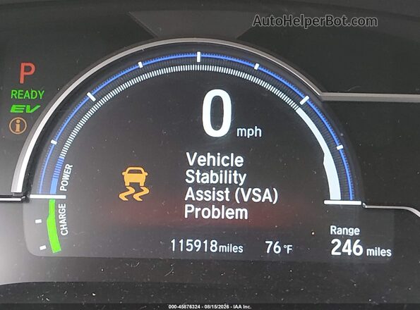 JHMZC5F1XJC007192 2018 HONDA CLARITY Silver 