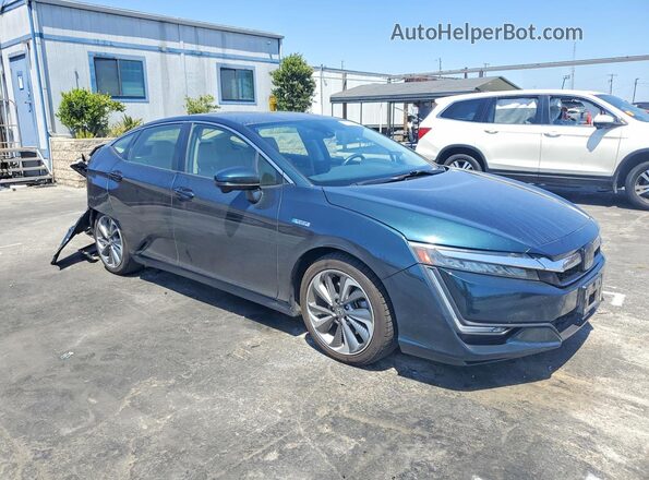 JHMZC5F1XJC019102 2018 HONDA CLARITY Green Передня права чверть