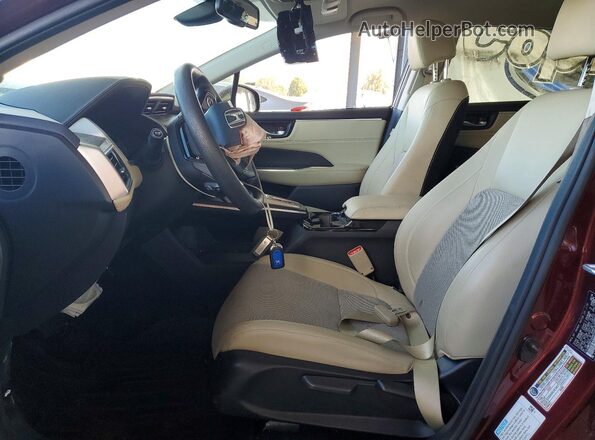 JHMZC5F1XJC021433 2018 HONDA CLARITY Burgundy Вид салону спереду