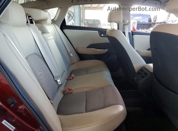 JHMZC5F1XJC021433 2018 HONDA CLARITY Burgundy Вид задніх сидінь