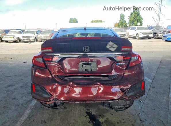 JHMZC5F1XJC021433 2018 HONDA CLARITY Burgundy Вид ззаду