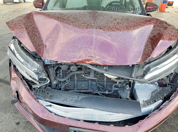 JHMZC5F1XJC021433 2018 HONDA CLARITY Burgundy Вид задньої частини салону