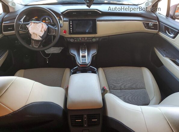 JHMZC5F1XJC021433 2018 HONDA CLARITY Burgundy Вид панелі приладів